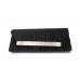 Evening Bags Wholesale - Black Pleated Satin w/ Mesh Metal Bar Accent Evening Bag